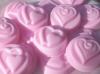 Pink Heart Candy Background