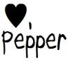 â™¥, Pepper