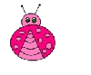 Pink Lady Bug - Background