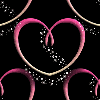 Background - Pink Glitter Hearts 