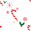 Background - Christmas Candy Cane Sparkle
