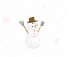 Background - Christmas Sparkle Snowman