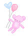 bear on a balloon
