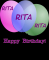 Balloons - Happy Birthday Rita