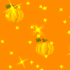 Background - Halloween Pumpkins - Sparkles