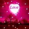 Background - Pink Heart Love
