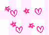 Flashing Pink Heart and Star