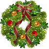 Background - Christmas Sparkle Wreath
