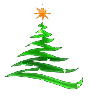 Background - Christmas Sparkle Tree with Star