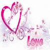 Background - Love and Heart Sparkle