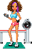 doll working out