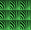 Neon Green Zebra Print 