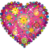 Background - Paisley Sparkle Heart