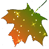Background - Autumn Leaf Sparkle