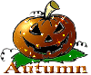 Background - Autumn Sparkle Pumpkin