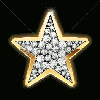 Tiny gold star