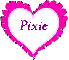 Sparkle Pink Heart - Pixie