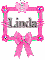 Linda name frame 