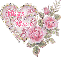Pink Roses and Hearts - Hugs - Mary