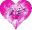 Pink Glitter Heart - Cindi