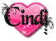 cindi pink black heart