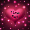 Background - I Love Pink Heart