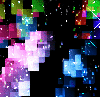 Abstract Sparkle Squares