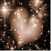 Background - Brown Sparkle Heart