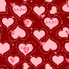 Background - XOXO - Red and Pink Hearts