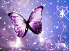Background - Purple Sparkle Butterfly