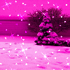 Background - Pink Christmas Sparkle