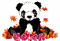 fall panda bear - Helen