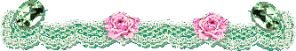 rose and emerald divider