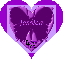 Purple Butterfly Heart - Jessica