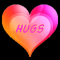 Rainbow Heart - Hugs