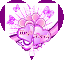 Purple Hearts & Butterflies - Hugs - Shonna