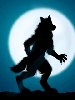 werewolf howling at the moon