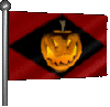 halloween jackolantern flag