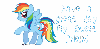 My Little Pony-Rainbow Dash Sweet Day
