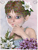 girl in flowers