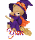 Halloween Witch Bear~Yam