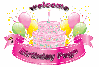 welcome birthday page