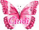 Pink Sparkle Butterfly - Cindi