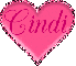 Glitter Pink Heart - Cindi