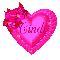 Pink Flower Heart - Cindi