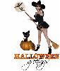 Halloween Greetings~Poser Witch