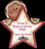 Gingerbread Star - Bright & Shining Star