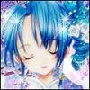 Elegant Blue Anime Girl