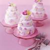 Mini pink cakes 