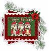 Happy Holidays~Cute Santa's